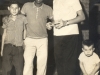 1971 – Festa da turma do Jabaquara: Nai, Santista, Milton Mastri e o garoto Osvaldo Luis, hoje locutor da Rede Globo de Televisão.  