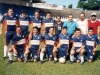 2002 – Primeiro time formado no Mantiqueira Club: em pé, Dú Barth, Luiz Antonio, Rodolfo, Arnaldo, Bertinho, o diretor Gilberto Pires, Toninho Bigode e Sabiá; agachados, Marcelo, Ratinho, Thiago Zogbi, Gilbertinho, Marquinhos e Lucas. 