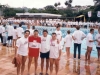 1996 – Festa dos “40 Anos da Natação” na SES: Manóchio, Jorge Abbud, Celsinho Amaral e Alexandre Gallo Lopes. 