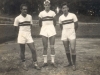 1949 – Três jogadores do time dos Comerciários: Martarello, Mauricio Azevedo e Dino Gianelli.
