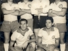 1959 – Time de futebol de salão da Congregação Mariana: em pé, Dino Célio, Zéca Leite, Teté e Cascatão; agachados, Chuqui e Adauto Falavigna.    