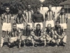 1953 – Time do Comerciários: em pé, Rogério, Vadinho Carneiro, Chico Malheiros, Gomes, Airton Ceschin e João Coróte; agachados, Rubens Patrão, Ledesma, Brinco, Bigode e Bélinho.