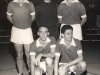 1964 – Time de futebol de salão do Banco Mercantil: em pé, Nicolinha Lombardi, Chiquinho Abreu e Bernardino Pinto; agachados, Paulo Dornelas e Gentil Valim. 