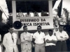 1961 – Autoridades postadas para a execução do Hino Nacional antes da partida decisiva do Campeonato Amador, entre Pratinha e Esportiva: da esquerda para a direita, Dimas de Melo (presidente da Comissão Municipal de Esportes), José Ruy de Lima Azevedo (prefeito), Joaquim Leonel Barbosa (presidente da Liga Sanjoanense de Futebol), Octávio da Silva Bastos (vice-prefeito), Dr. Marcelo Godoy e o jornalista Ito Amorim.  