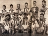 1960 – Time da Congregação Mariana de Águas da Prata: em pé, Vitor, Valdir da Padaria, Caúla, João Fornaziero, Osvaldo e Rosinha; agachados, Tomé, Dirceu, Henrique, Celso e Silvio.