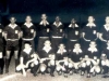 Década de 1960 - Equipe de arbitragem da Liga, antes do Torneio Início no Palmeiras: em pé, Homero Brandão, Gabriel Westin, Benjamin Silva, Mário Calixto, Jonas Abreu, José Costa, José Henrique Apolinário, João Boaventura, Hélio Colbano e o dirigente Waldemar Fleming; agachados, Armando Dalava (Fioti), Luis Caslini, João Baixinho, Jarim Carneiro, William Rickien e Celso Redondo (Cajarana). 