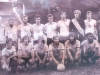 1973 - Final do Campeonato Amador Rural, no campo do Palmeiras: Fazenda Fortaleza 2 x 1 Fazenda Pedregulho. Confira a formação da equipe campeã: em cima, da esquerda para a direita, Antonio Moreita (técnico), José Emanuel (diretor), Zé Assis, Ricardo, Zé Moreira, Pedro Moreira, Dentinho, José Salvi e o massagista Carlos Feliciano; agachados, Carlos Milanês, Chico Moreira, Luis Moreira, Nenê Franciolli, Fragoso e Moisés. 