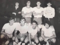 1975 - Clube Atlético Paulistano, time de futsal: em pé, Jaiminho Giollo, Bordão, Julinho e Valter Ferreira; agachados, Magrão, Dota, Isaac e Rui Souza.   