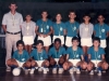 1985 – Grêmio Esportivo Jaguari com as medalhas pelo título conquistado do Campeonato Municipal: em pé, o treinador Chicão Amorim, Zé Eduardo, Émerson, Rodrigo, André Ciacco, Wilson e Agostinho; agachados, Blau, Ricardo, Rovilson, Alexandre FINAZZI e Roger Ferreira. 