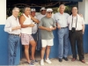 1998 - Encontro de Amigos: Mauro Ramos de Oliveira, Daio, os cozinheiros Gordo e Frederico, Leivinha, Bellini e Lalo Noronha. 