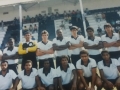 1990 - EC Taturana, equipe da Vila 1º de Maio: em pé, Zé Taturana, Chiquinho, Gabriel, Edinho, Lospico, Gilmar, Gordo, Borracha e Paulinho; agachados, Celso, Misael, Pardal, Fio, Dedé, Laércio e Boni.