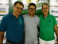 2017 - Taça Internacional, em São João da Boa Vista: prefeito Vanderlei Borges de Carvalho, Edson Henrique Rosa (da Rick Eventos) e o empresário de atletas Wagner Ribeiro.