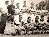 1955 – Time que enfrentou o Guarani de Campinas na inauguração do Estádio “Getúlio Vargas Filho”: em pé, Elias Assad Simão (técnico), Dúsca, Bico Doce, Lindóia, Mané Nogueira, Zé Coco e Zezé Virga; agachados, Faé, Efraim Nogueira, Zé Carlos, Lilo Cassini e Jaú. 