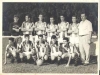 1958 – Em pé, Tião Dalarme, Chuqui, Delvo Alemão, Nicolinha, Jair Rosa, João Bacana e o treinador Geléia; agachados, Catúta, Dario, Pingo, Acácio e Nêge.