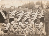 1950– Em pé, Guilherme, Carlitão, Zezé Virga, Cascata, Bico Doce, Becão e Sargento Guimarães (técnico); agachados, Mingo, Labruna, Hélio Abdal, Hélio Borges e Zé Carlos.