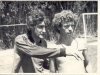 1979 – O treinador Acosta e o ponta Piau, campeões paulistas da 1ª Divisão com o Palmeiras, em dia de treinamento na Vila.