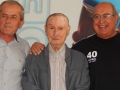 2014 - Última visita do Dr. Antenor Bernardes à sede social do Palmeiras, antes de falecer. Na foto, ao lado do presidente da época, Vicente Borges e de Leivinha.