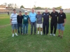 2012 - Encerramento do Campeonato Interno de Futebol do Palmeiras: Valter Ferreira, Claudinho Ferreira, o presidente do clube - Vicente Borges -, o homenageado com o nome da competição - Edelson Decanine -, Leivinha, Rodolfo Felipe (coordenador de esportes), Paulo Fermoselli e Norival Vicente.