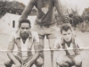 1958 - O goleiro Pecê Fracaro, Baltazar e Guilito.