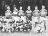 1953 – Em pé, Faé Ciacco, Aurélio, Jacinto Valentim, Lúcio Penha, Cezário Cassiano e Mauricio Azevedo; agachados, Manéca, Aires Diniz, Roberto Fajardo, Lospico e Grilo Buzon.