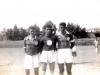 Juvenil do Frigorífico Futebol Clube (time que antecedeu o Pratinha), década de 1940: Lúcio Penha, Delso Meletti e Zezão Fajardo.
