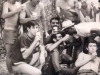 1970 – Festa no Ranchinho do Efraim: em pé, Penão Gianelli, Paulinho Fóca, Efrainzinho, Tonho e Eluis Silva; abaixo, Vander Pantera, Maézinho, Bido Pirata, Santista e Clézinho.