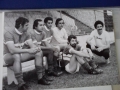 1979 - Decisão do Amador, no campo da SES: Pratinha 2 x 0 Cristóvão. Da esquerda para a direita, Colé, Leivinha, Mané, Cabide, Vandinho e o massagista Chupança, do Prainha, campeão invicto da região.