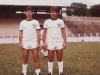 1980 – Os irmãos Paulinho Platini e Aldinho, de saudosa lembrança. 