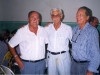 1998 – Festa na Sede Social do Pratinha: os irmãos Efraim, Venício e Manoel Nogueira.