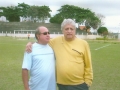 2005 - Leivinha e Marinho Peres, capitão da Seleção Brasileira na Copa do Mundo de 1974, na Alemanha.