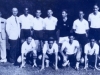 1942 – Primeiro time do Rosário, na época da fundação: em pé, os dirigentes Joanin Consentino, Guilherme Ciacco e Nicola Sérgio, mais os jogadores Tião Rosa, Quinha, Antonio, Assunção Ribeiro, Caracol, Espingarda e Alvinho Cascudo; agachados, Jarim Carneiro, Dinho Ciacco, José Ribeiro, Osvaldo caracol e Hélio Lombardi.