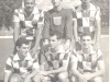 1962 – Cinco atletas do Rosário na Seleção da Liga: em pé, Pedro Barba, Osvaldinho e Ninho; agachados, Nani, Lista e o jogador do Pratinha, Biriba.