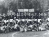 1934 – O elenco da Esportiva (acima na foto) e o do adversário, posam antes de uma partida amistosa na General Carneiro.