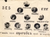 1945 – Folder comemorativo ao título do Campeonato Regional de 1945 pela Esportiva, com os atletas rubro-negros em destaque.