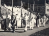 1952 – Desfile de abertura do Torneio Inicio: podemos identificar, da esquerda para a direita, Benedito Fernandes de Oliveira (Cajúca), ao seu lado Francisco (Chicão) Pedro Regini, João Matos Tavares, Válter Luhmann, Alcides Soares e Ito Amorim.