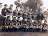 1959 – A convite de Bellini, a Esportiva jogou um amistoso beneficente contra o Itapira (1 a 1), em que o “capitão” jogou meio tempo para cada time: em pé, João Rúga, Macaia, Alemão Zazini, Lauro, Manéco, Bóde, Bellini, Zaizinho, Dúsca, Lazinho e o técnico Radar; agachados, Nani, Loiro, Henrique, Cassiano, Zéca Leite, Benedetti, Paschoal Galli e Milton Cavalcanti.  