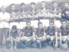 1957 – Juvenil: em pé, Radar (técnico), Ninho, Milton Cavalcanti, Isidoro, Bogé, Zé Roberto e Geraldo; agachados, Edval, Guilito, Pagão, João Marcon e Biriba. 