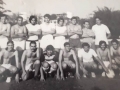 1974 - Treino de sábado dos sócios da Esportiva: em pé, Pimentel, Júlio Tavares, Freiria, Marcão Orrú, Rui Souza, Bolão, Xaxá Salomão e Chicão; agachados, Luiz, Poli, Jorge, Renato, Carlinhos Alvarenga, Oscarzinho e Hugo. 