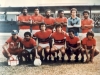 1985 – Um dos últimos times profissionais da Esportiva: em pé, Carlinhos, Silvinho, Pereira, Santos, Teté e Nei; agachados, o massagista Válder, Gilbertinho, Tião Formiga, Vanderlei, Zé Antonio e Simões.