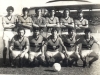 1984 – Em pé, Aldo Nóra, Tonhão, Nórinha, Geraldinho, Parmejani e Julinho; agachados, Buzon, Masteguim, Rubinho, Serginho Dragão e Ricardo.  