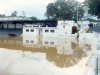 1999 - Enchente que tomou conta do campo da Sociedade Esportiva Sanjoanense.