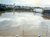 1999 - Enchente que tomou conta do campo da Sociedade Esportiva Sanjoanense.