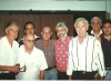 1995 – Visita dos capitães Mauro e Bellini à SES: ainda na foto, Anésio, o treinador Radar, Neno, Julinho, Eduardo Rocha e Valter Ferreira.