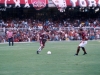 2001 – Alessandro, ex-Esportiva, tentando um drible no tradicional clássico carioca Fla-Flu, no lotado Maracanã.