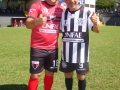 2016 - Comemoração aos 100 anos de fundação da SES, jogo entre a rubro-negra e o Palmeiras FC: Paulinho McLaren e Mirandinha, ex-jogadores dos dois clubes, se encontram em campo.